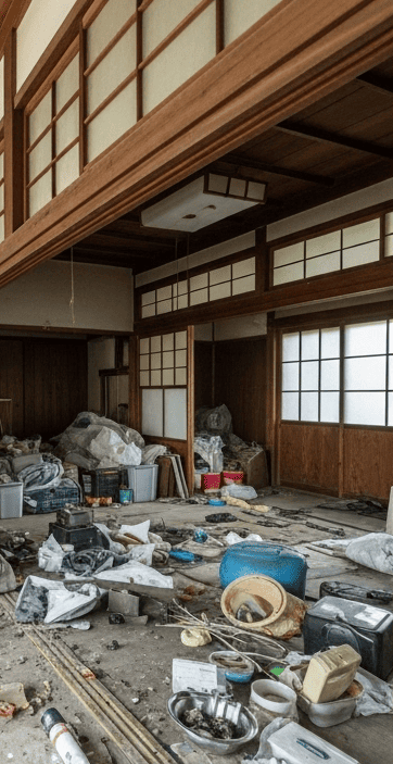 作業前の室内